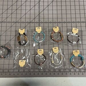 ANE Collection | 9pc Boutique Bracelet Lot | Leather & Rhinestone Mix